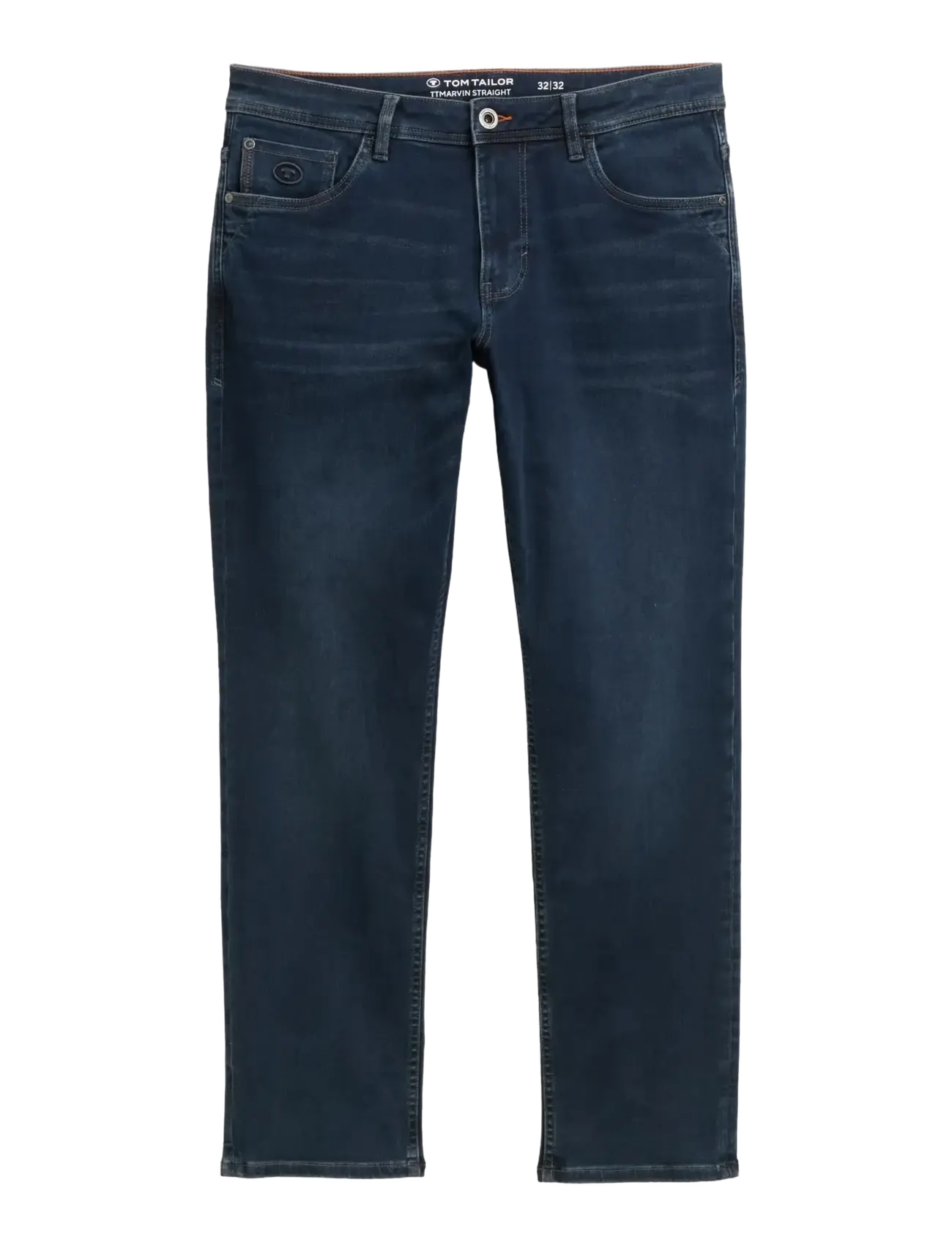 Tom Tailor TTMARVIN STRAIGHT - Jeans - DARK STONE BLUE BLACK DENIM / navy