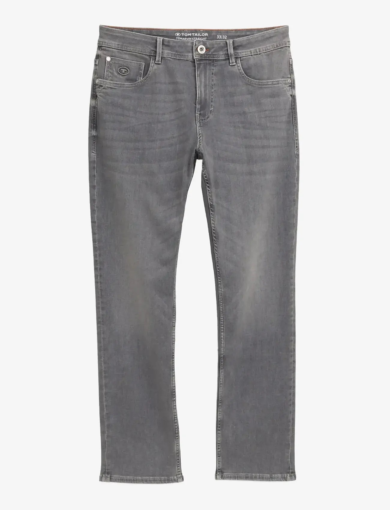 Tom Tailor - TTMARVIN STRAIGHT - bukser & jeans - grey denim - 1