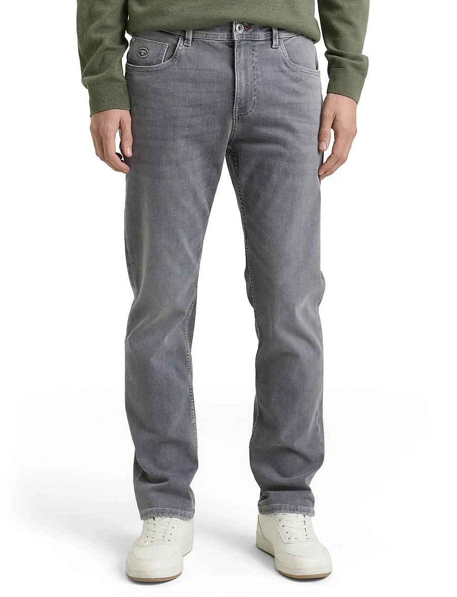Tom Tailor - TTMARVIN STRAIGHT - klassikalised teksad - grey denim - 3