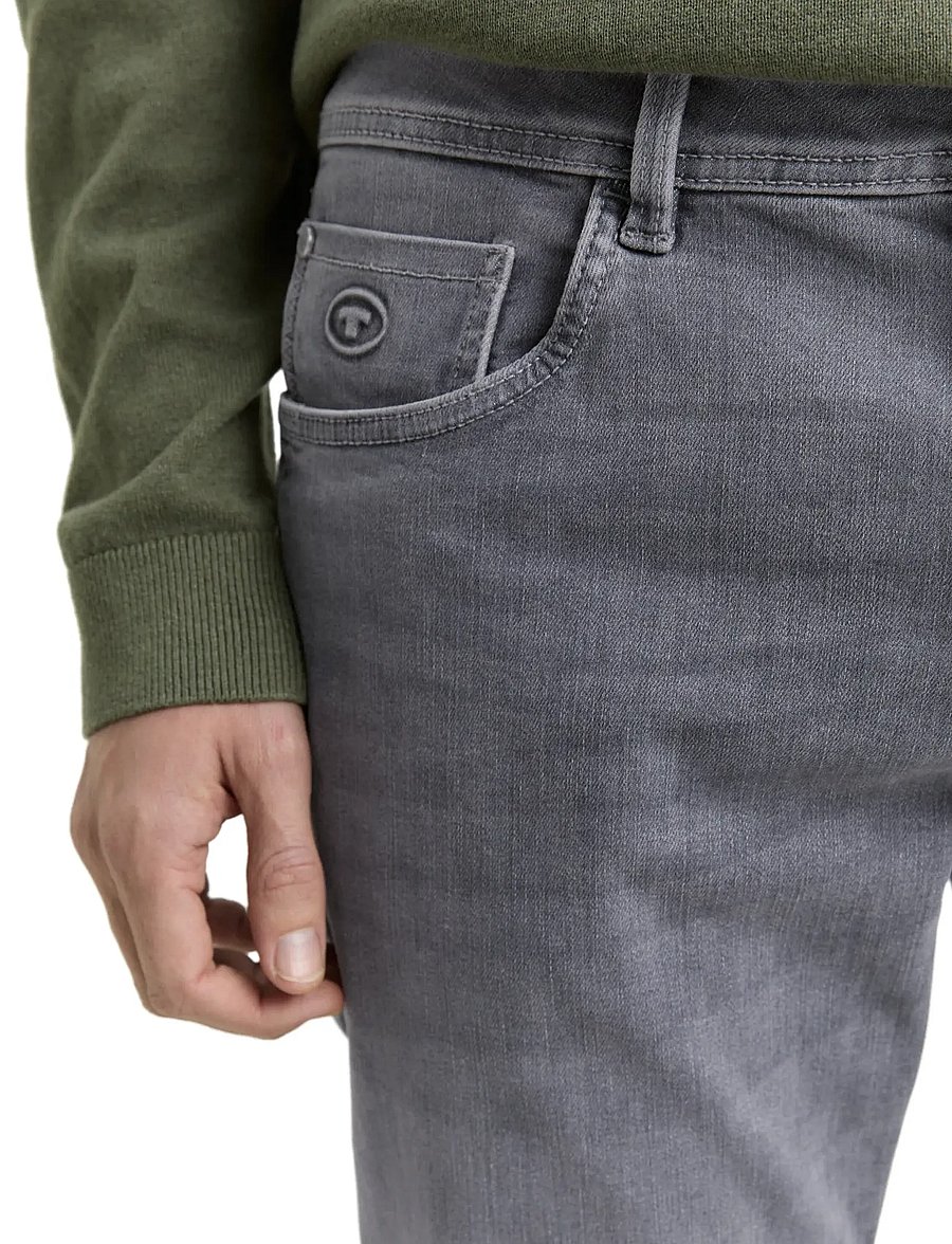 Tom Tailor - TTMARVIN STRAIGHT - klassikalised teksad - grey denim - 4