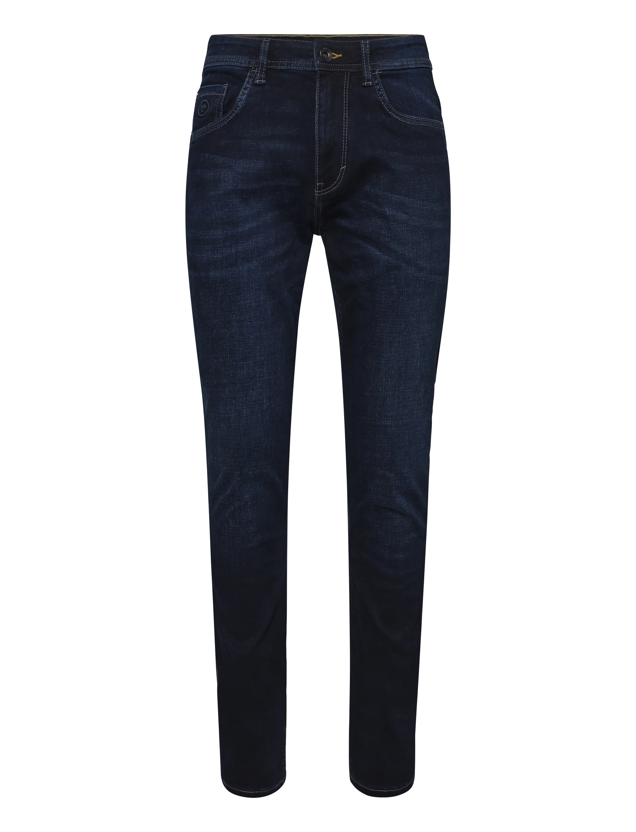 USED DARK BLUE BLACK DENIM