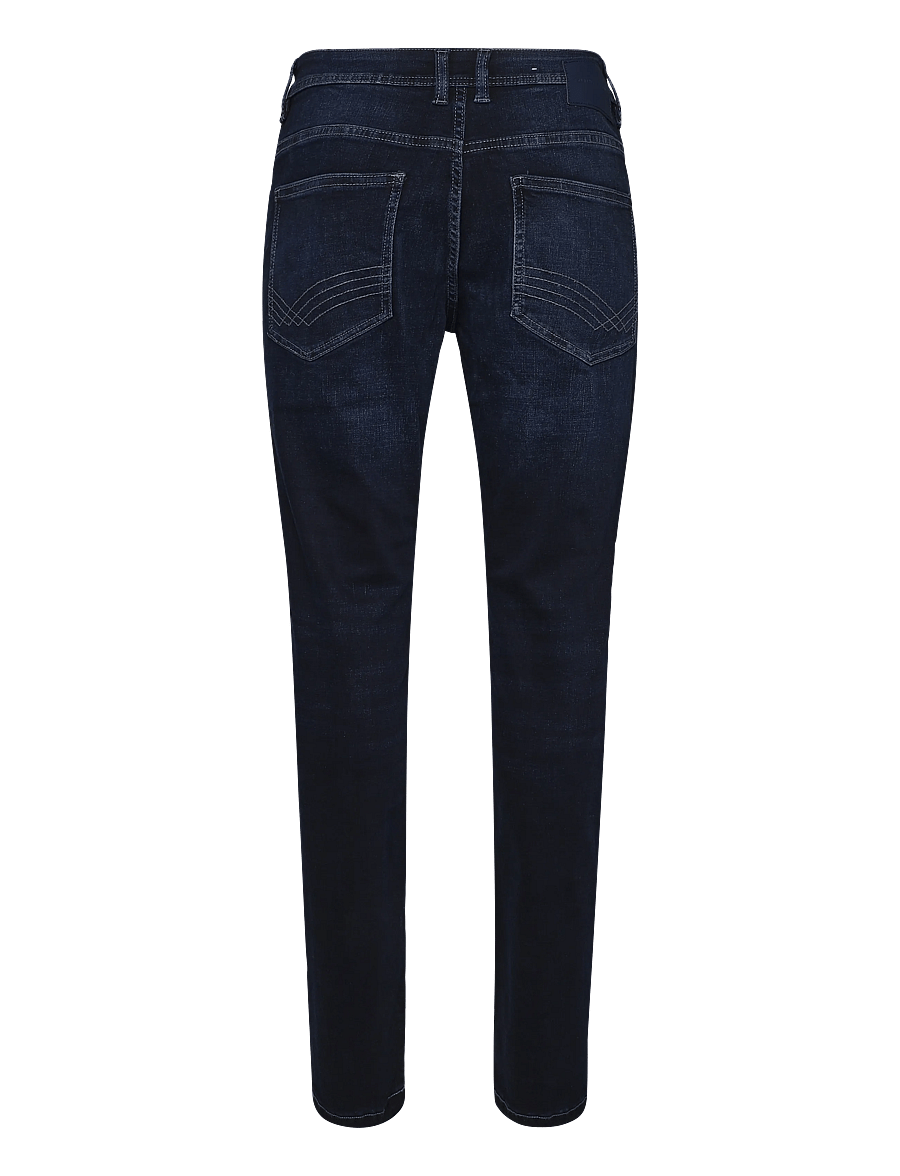 Tom Tailor - TTJOSH REGULAR - regular jeans - used dark blue black denim - 2