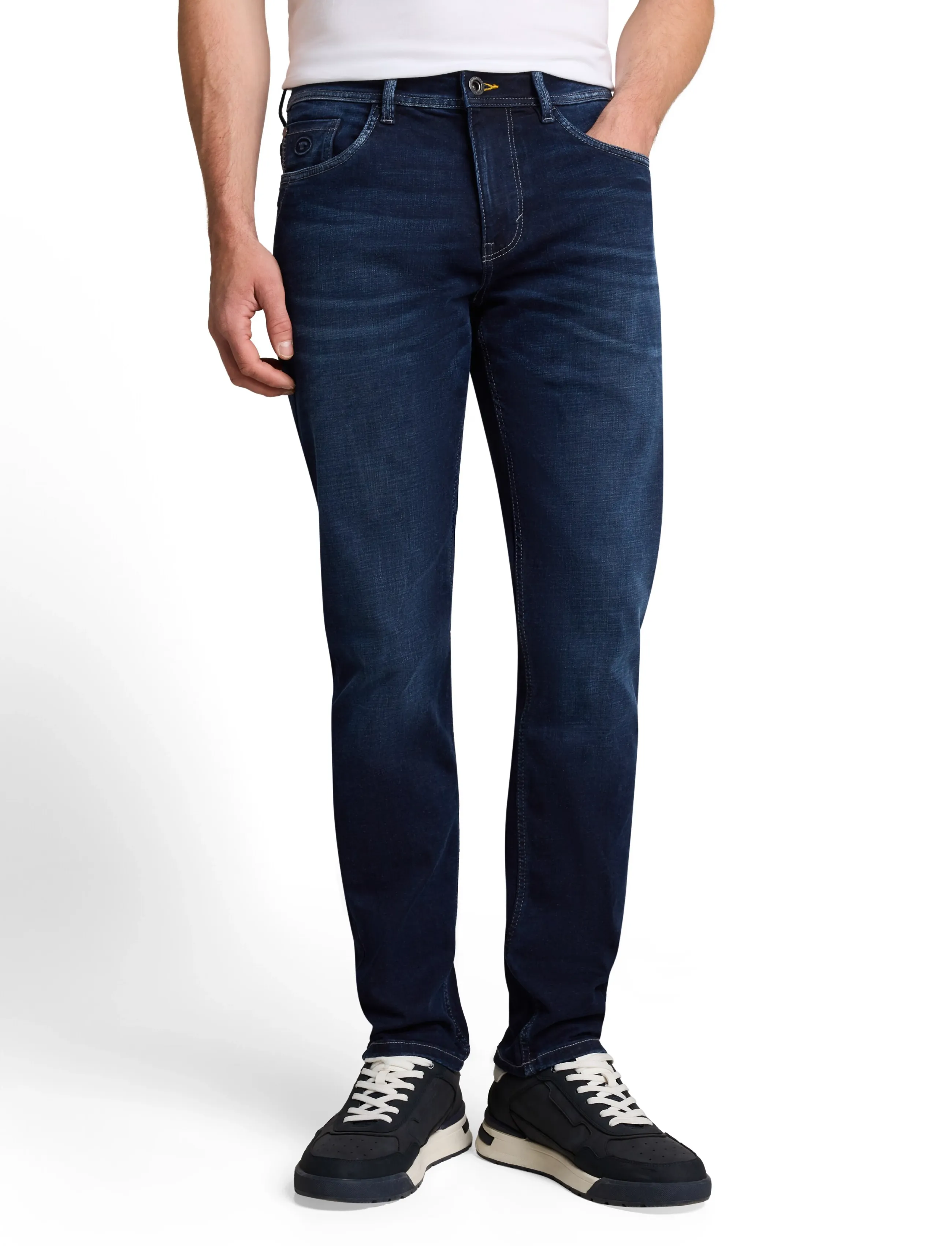 Tom Tailor - TTJOSH REGULAR - regular jeans - used dark blue black denim - 3