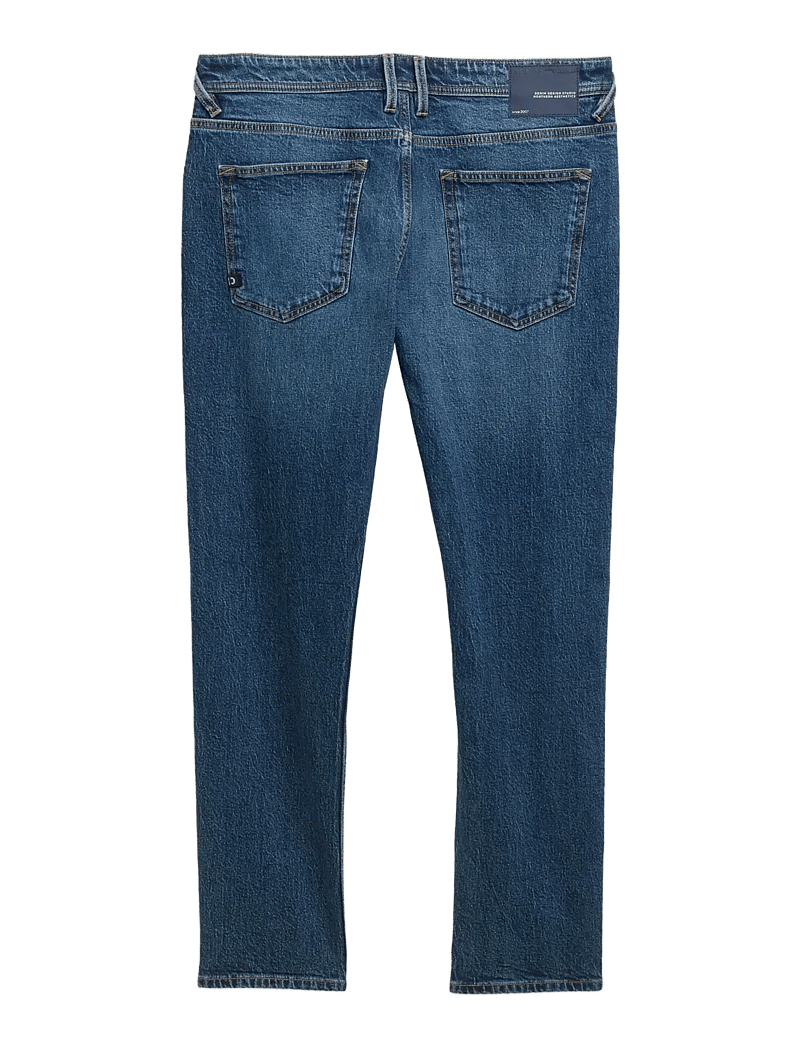 Tom Tailor - TTPIERS SLIM - kitsad teksad - used dark stone blue denim - 2