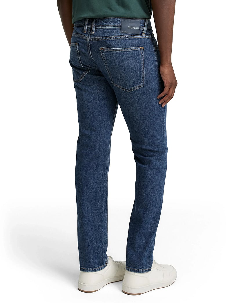Tom Tailor - TTPIERS SLIM - kitsad teksad - used dark stone blue denim - 3