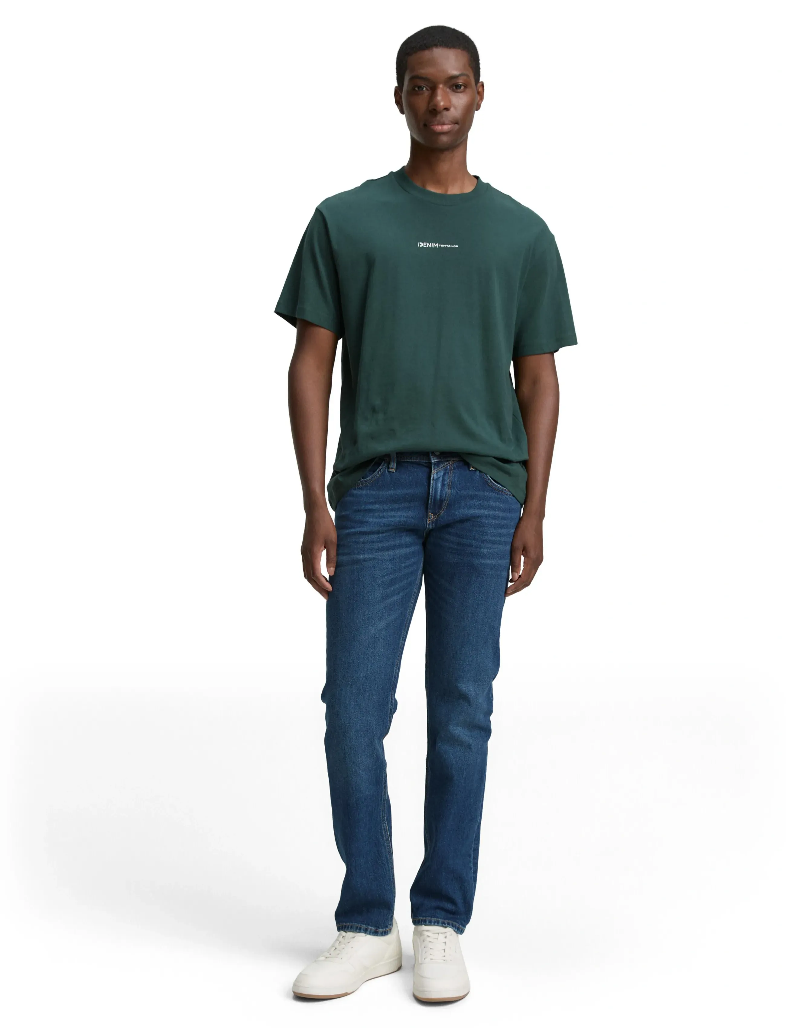 Tom Tailor - TTPIERS SLIM - kitsad teksad - used dark stone blue denim - 4