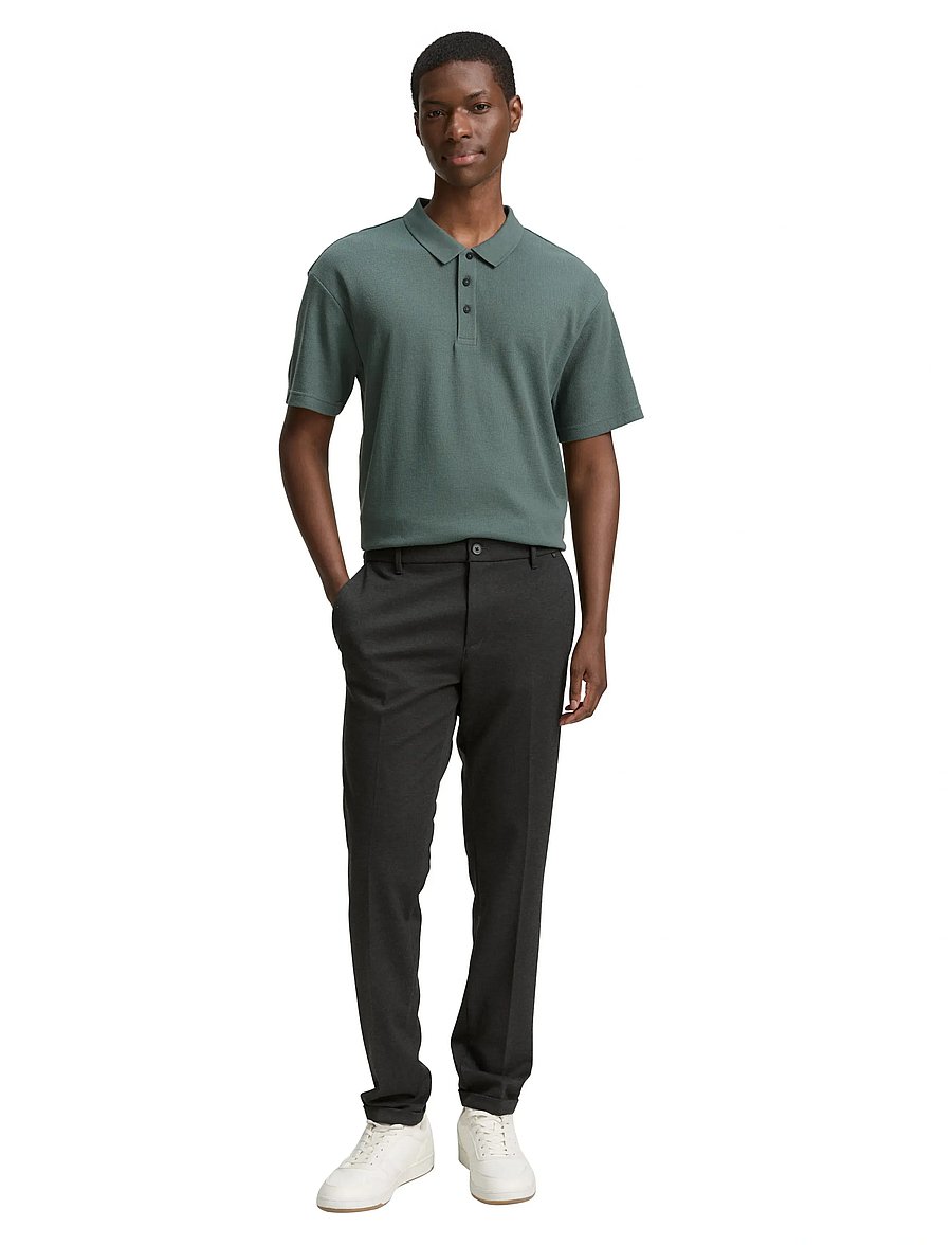 Tom Tailor - relaxed structured polo - strikkede poloer - washed jasper green - 3