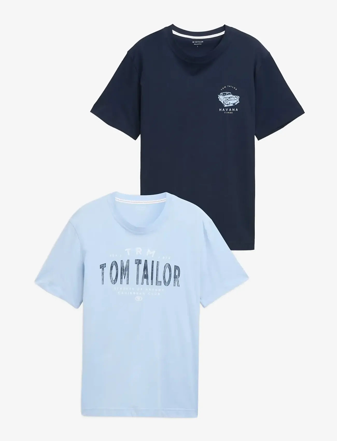 Tom Tailor - doublepack t-shirt, packaging - lowest prices - light powder blue - 1