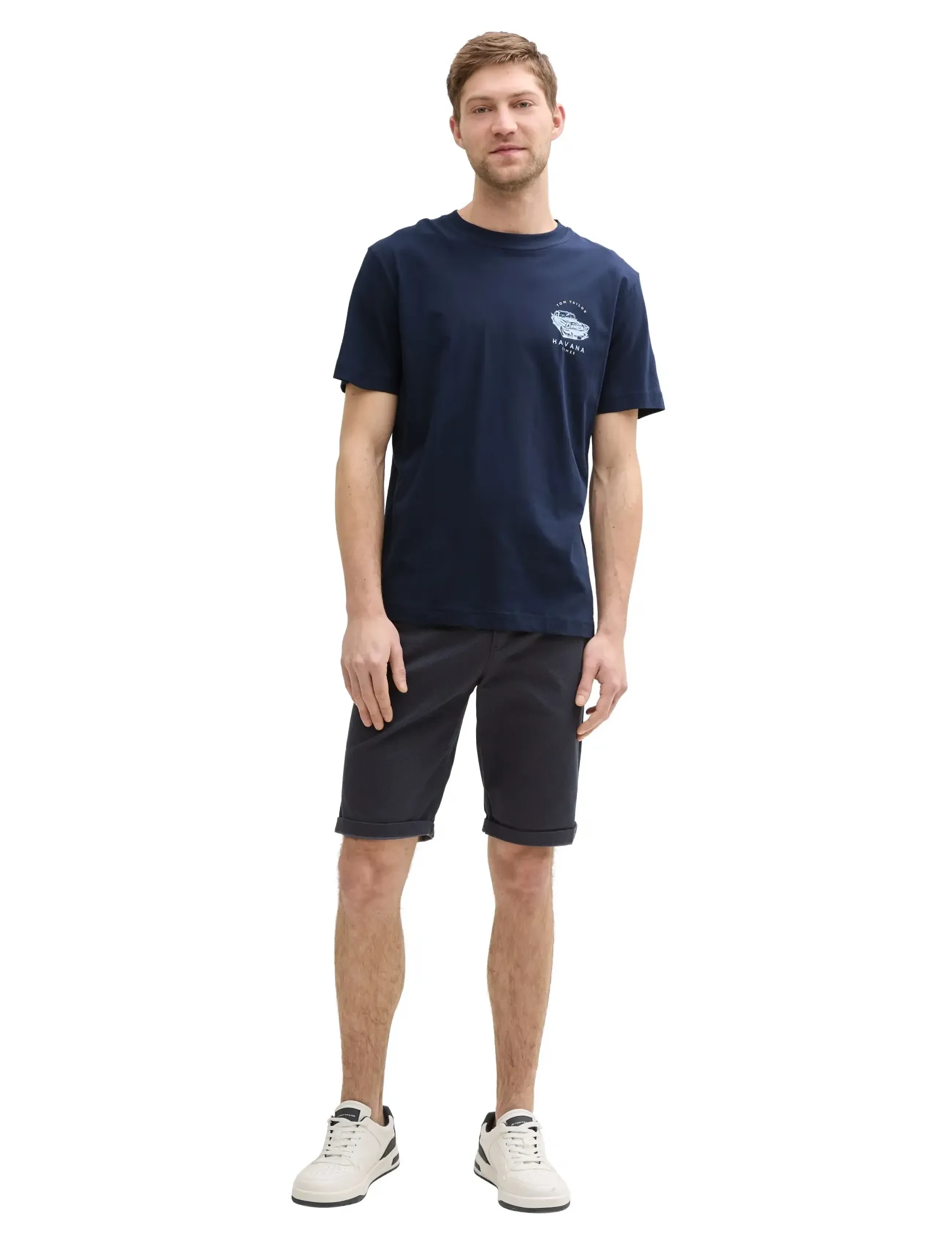Tom Tailor Doublepack T-Shirt, Packaging, S, Navy, T-Shirts > Kortærmede, Herre