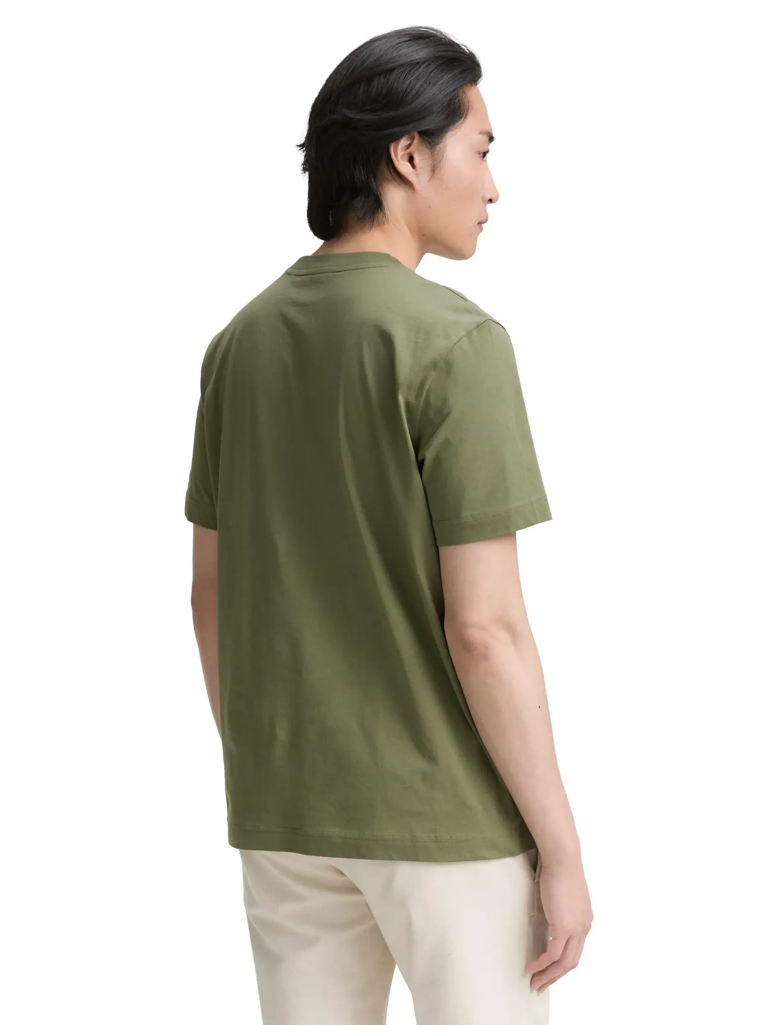Tom Tailor - doublepack t-shirt, packaging - madalaimad hinnad - oak leaf green - 2