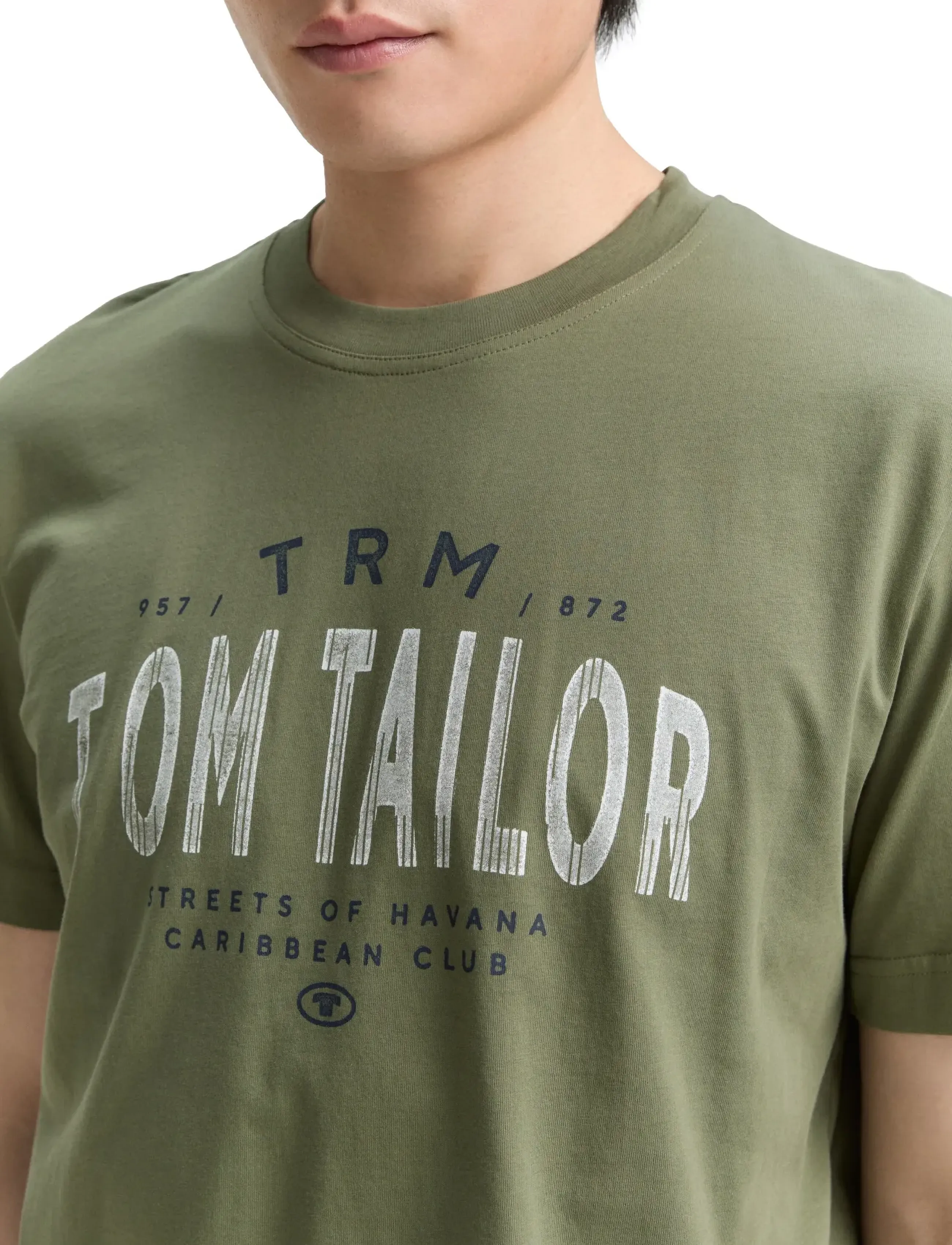 Tom Tailor - doublepack t-shirt, packaging - madalaimad hinnad - oak leaf green - 3
