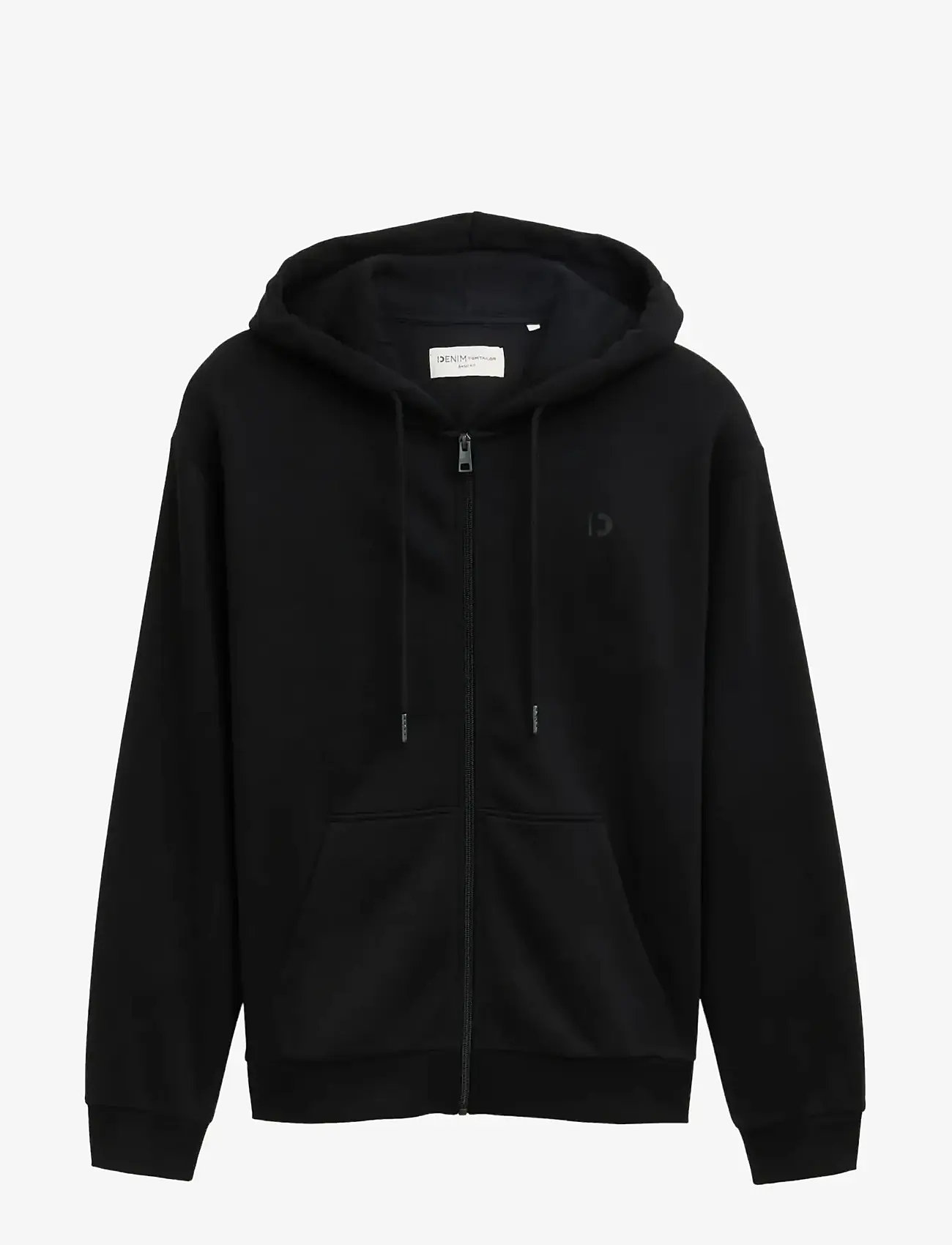 Tom Tailor - sweat hoodie jacket - forårsjakker - black - 1