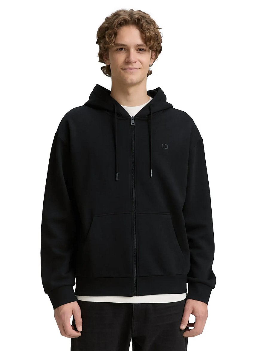 Tom Tailor - sweat hoodie jacket - herbstjacken - black - 4