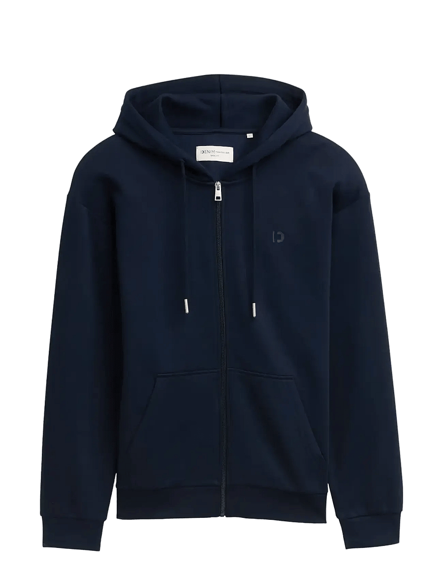 Tom Tailor - sweat hoodie jacket - fall jackets - sky captain blue - 1