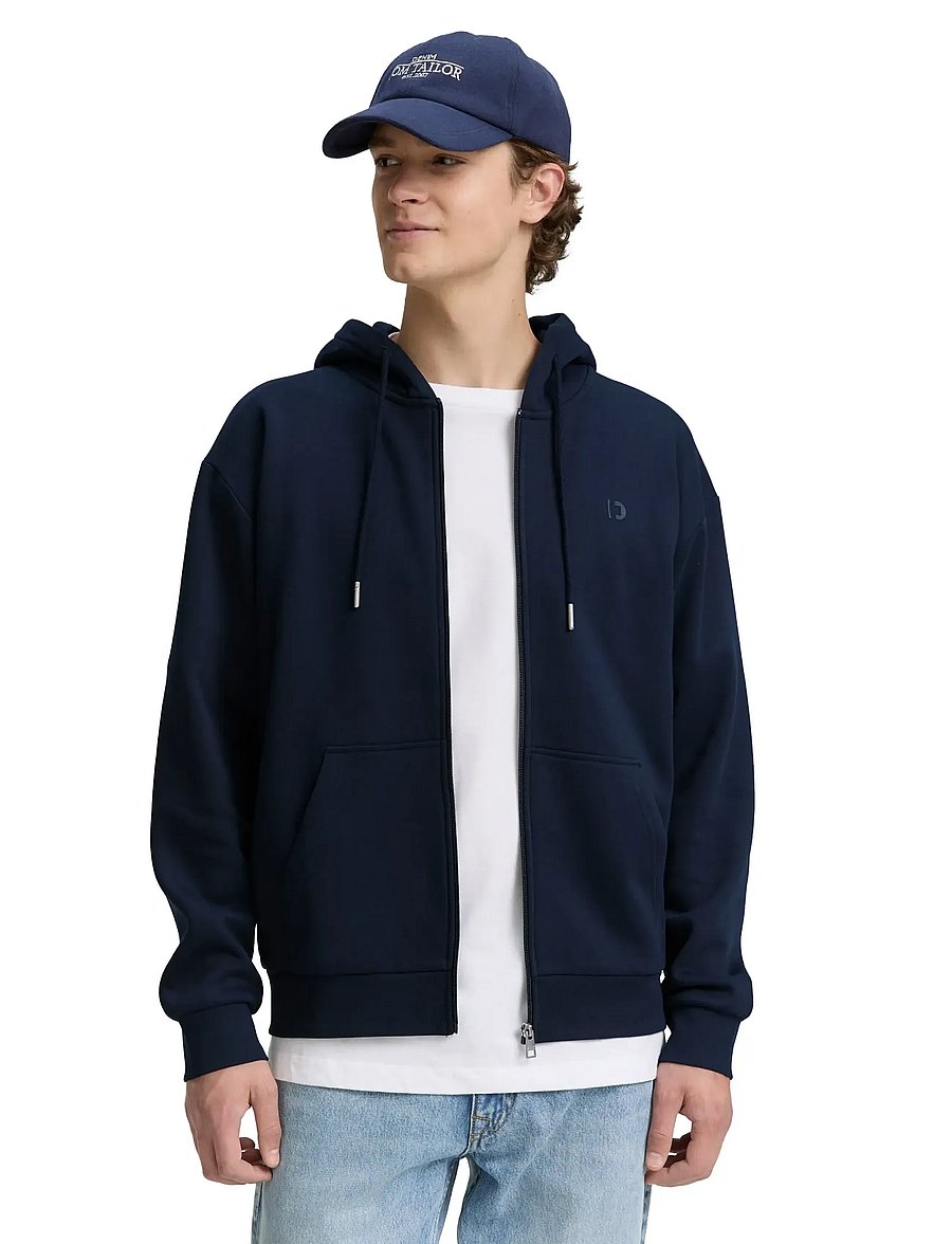 Tom Tailor - sweat hoodie jacket - fall jackets - sky captain blue - 3