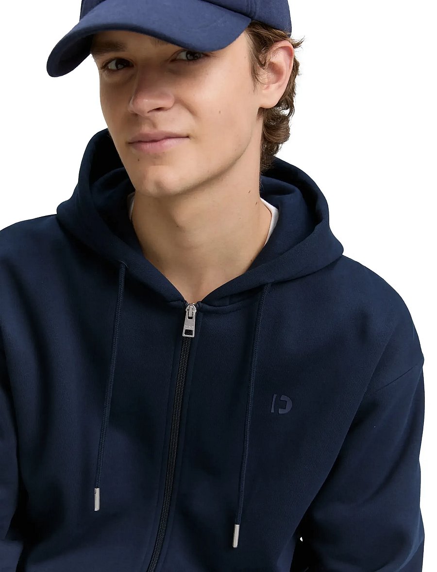 Tom Tailor - sweat hoodie jacket - fall jackets - sky captain blue - 4