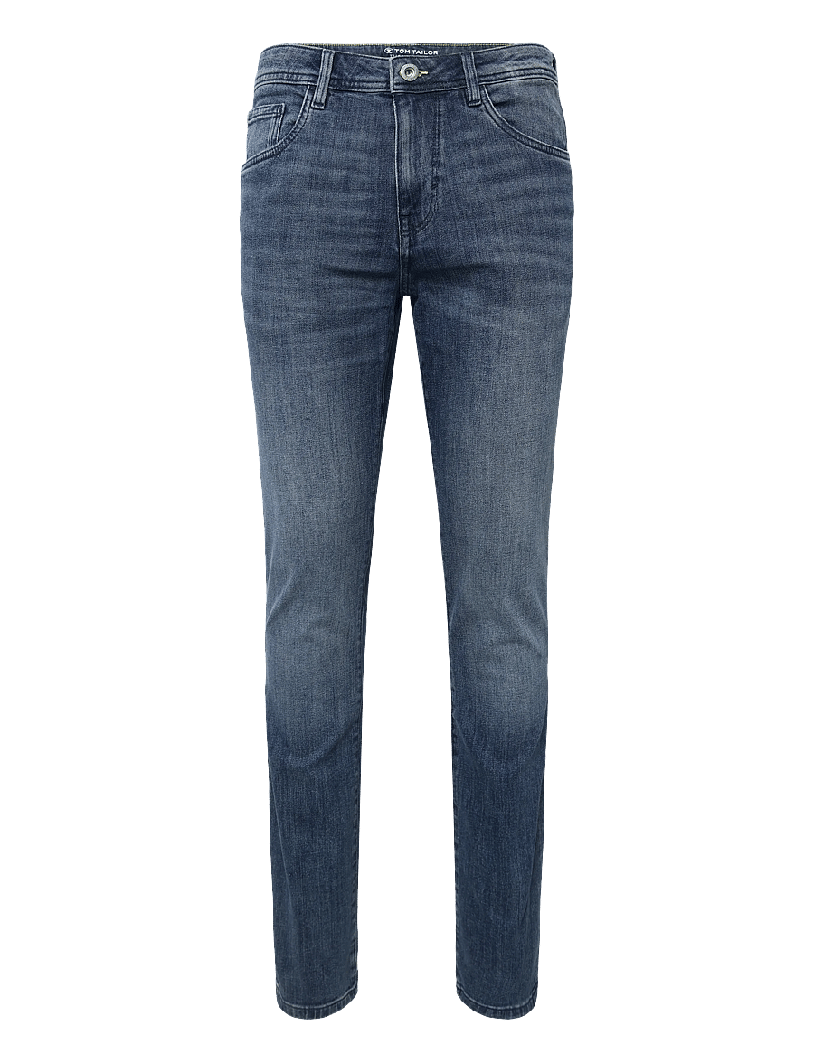 Tom Tailor - TTJOSH REGULAR - normale jeans - mid stone bright blue denim - 1