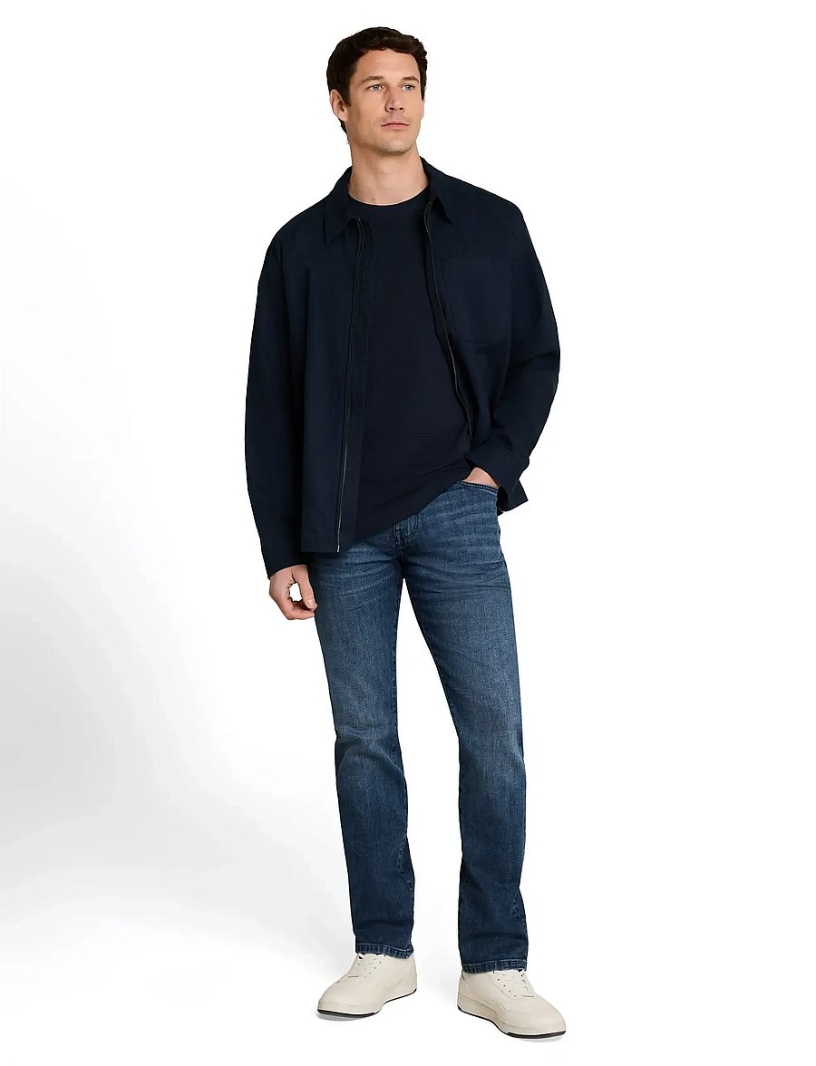 Tom Tailor - TTJOSH REGULAR - normale jeans - mid stone bright blue denim - 0