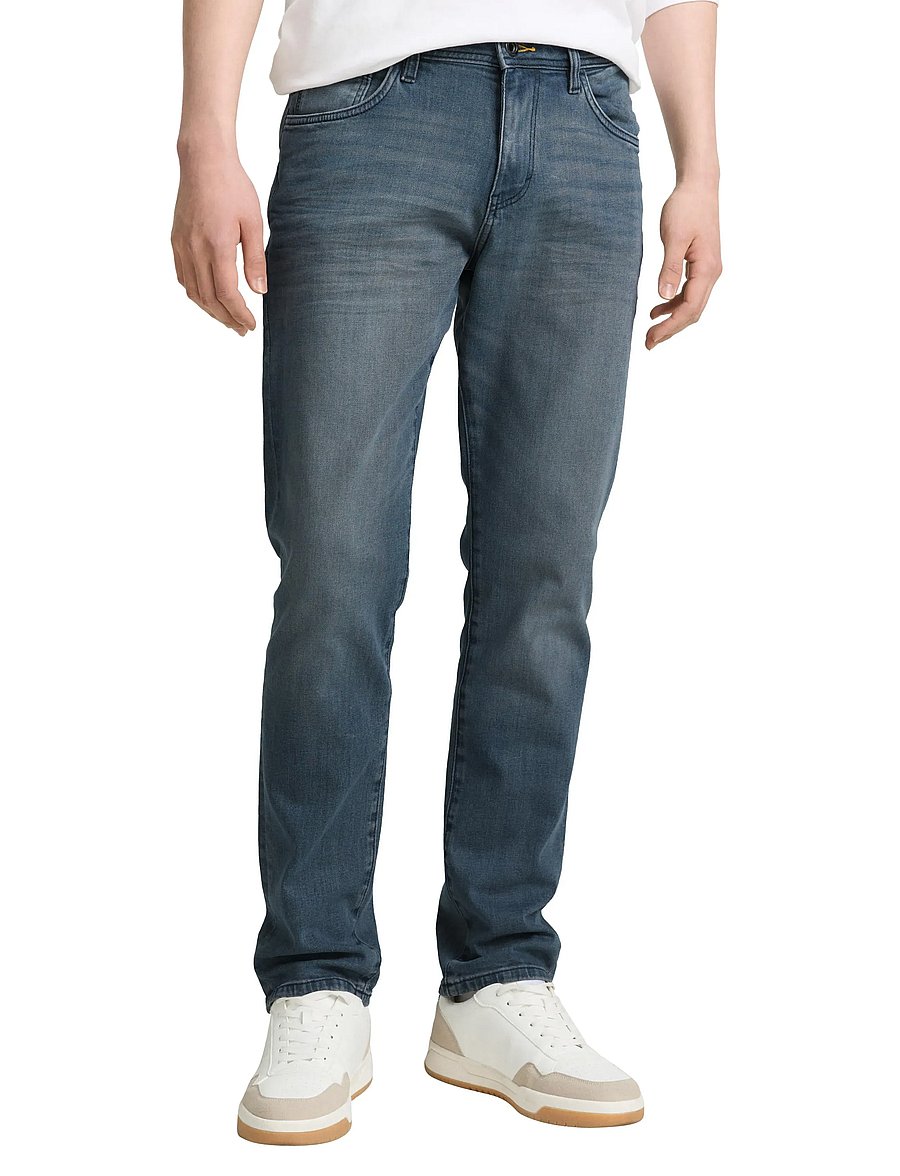 Tom Tailor - TTJOSH REGULAR - tavalised teksad - mid stone blue grey denim - 0
