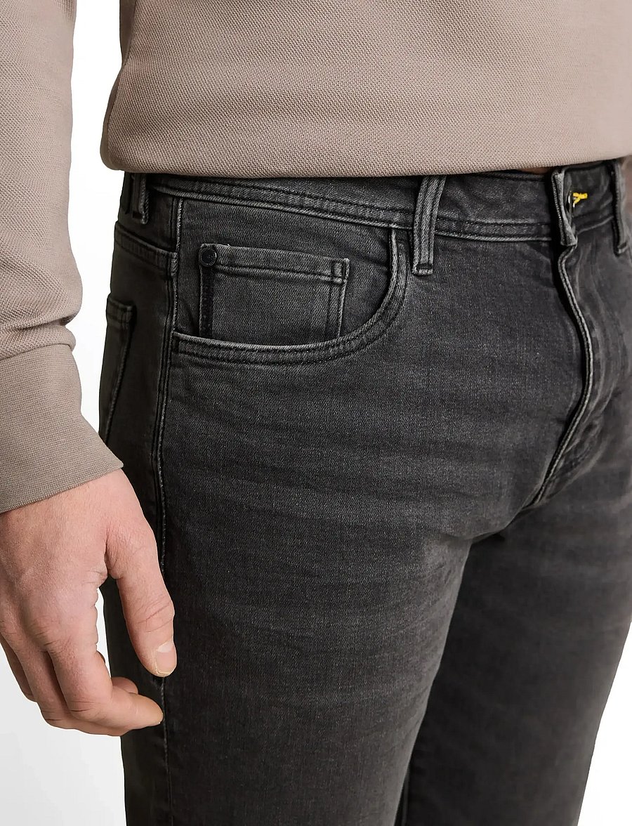 Tom Tailor - TTJOSH REGULAR - regular jeans - used dark stone grey denim - 5
