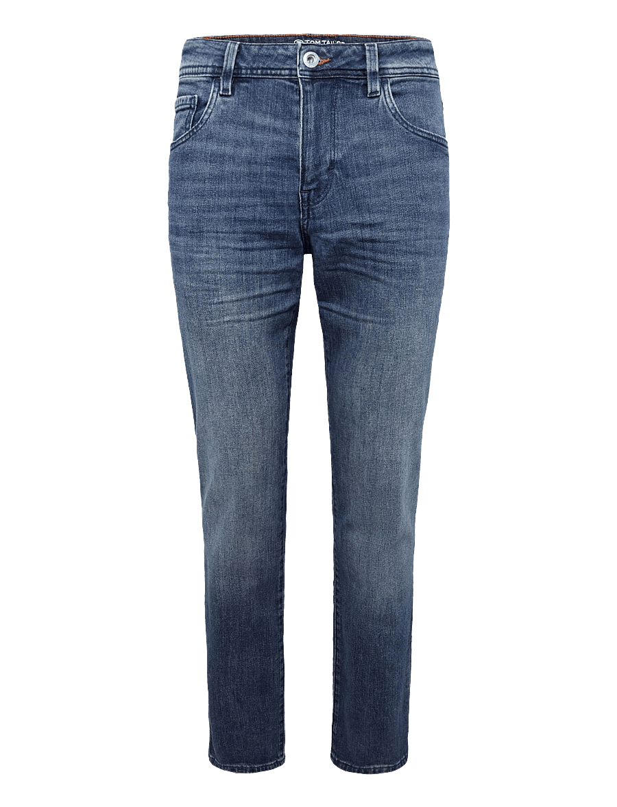 Tom Tailor - TTMARVIN STRAIGHT - regular jeans - mid stone bright blue denim - 1