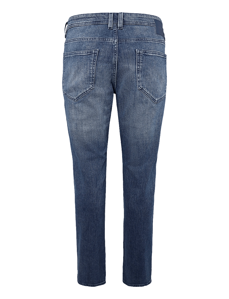 Tom Tailor - TTMARVIN STRAIGHT - regular jeans - mid stone bright blue denim - 2