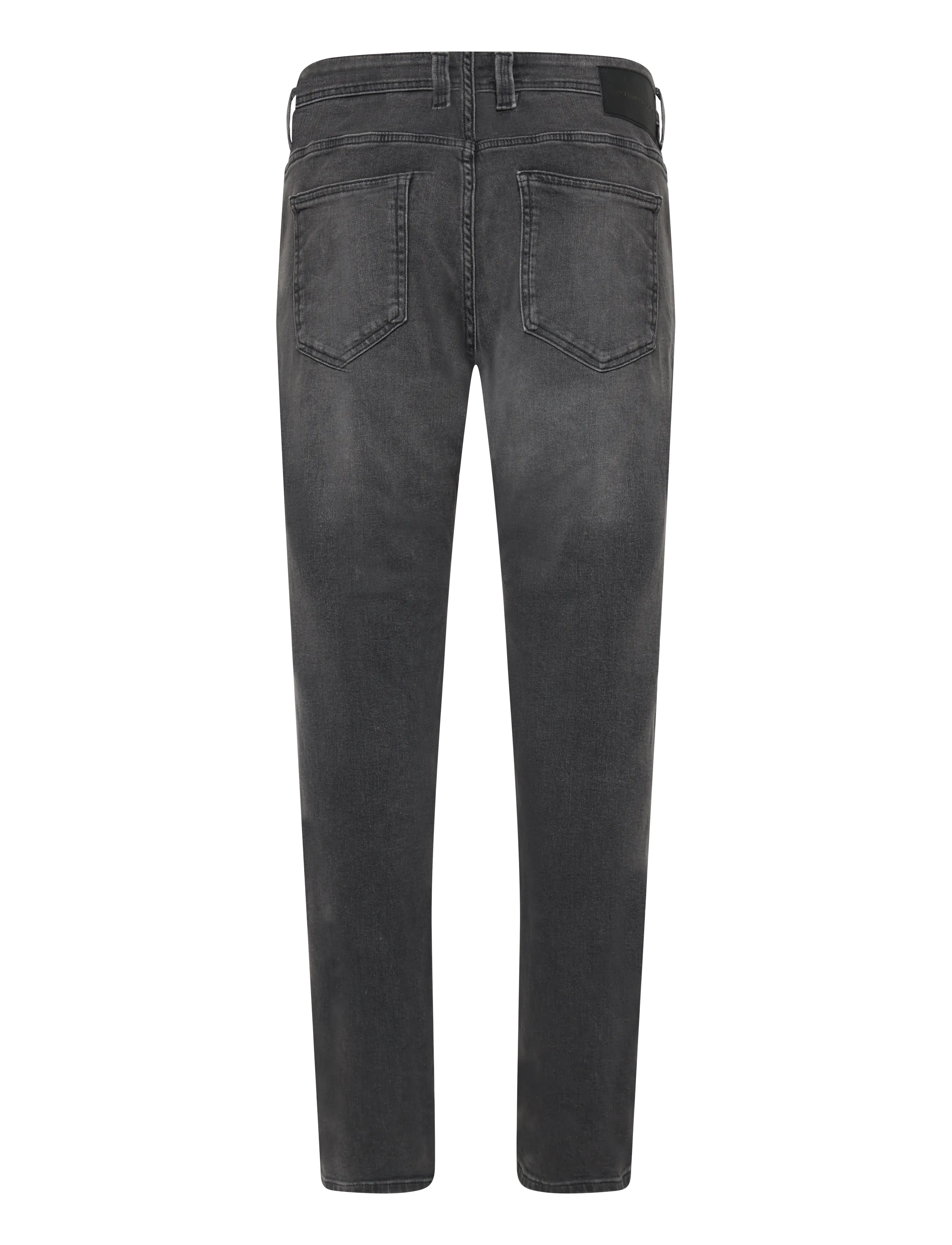 Tom Tailor - TTMARVIN STRAIGHT - regular jeans - used dark stone grey denim - 2