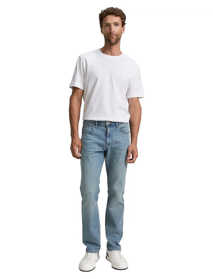 Tom Tailor - TTMARVIN STRAIGHT - regular jeans - stone blue denim - 0