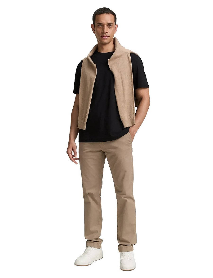 Tom Tailor - double pack crew neck tee - short-sleeved t-shirts - black - 0
