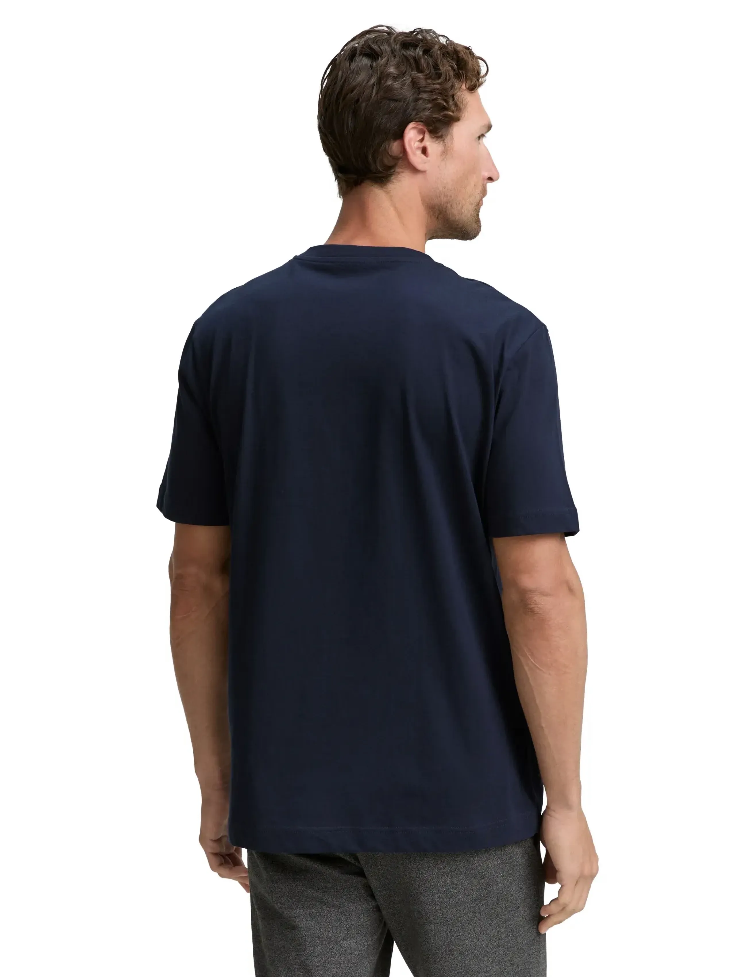 Tom Tailor - double pack crew neck tee - short-sleeved t-shirts - sky captain blue - 2
