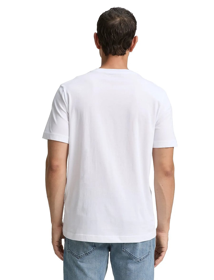 Tom Tailor - double pack crew neck tee - kurzärmelige t-shirts - white 2 - 2