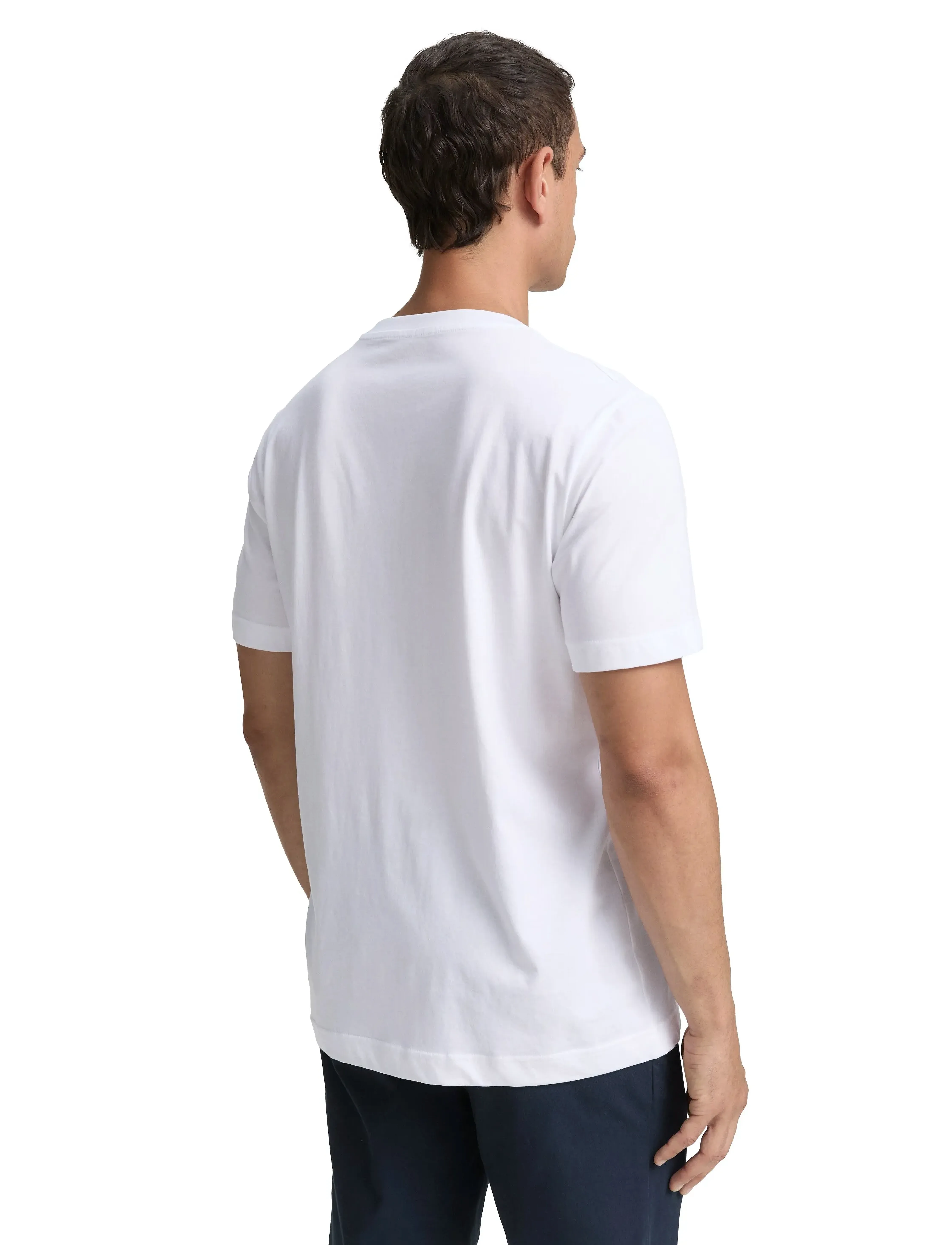 Tom Tailor - double pack crew neck tee - die niedrigsten preise - white - 2