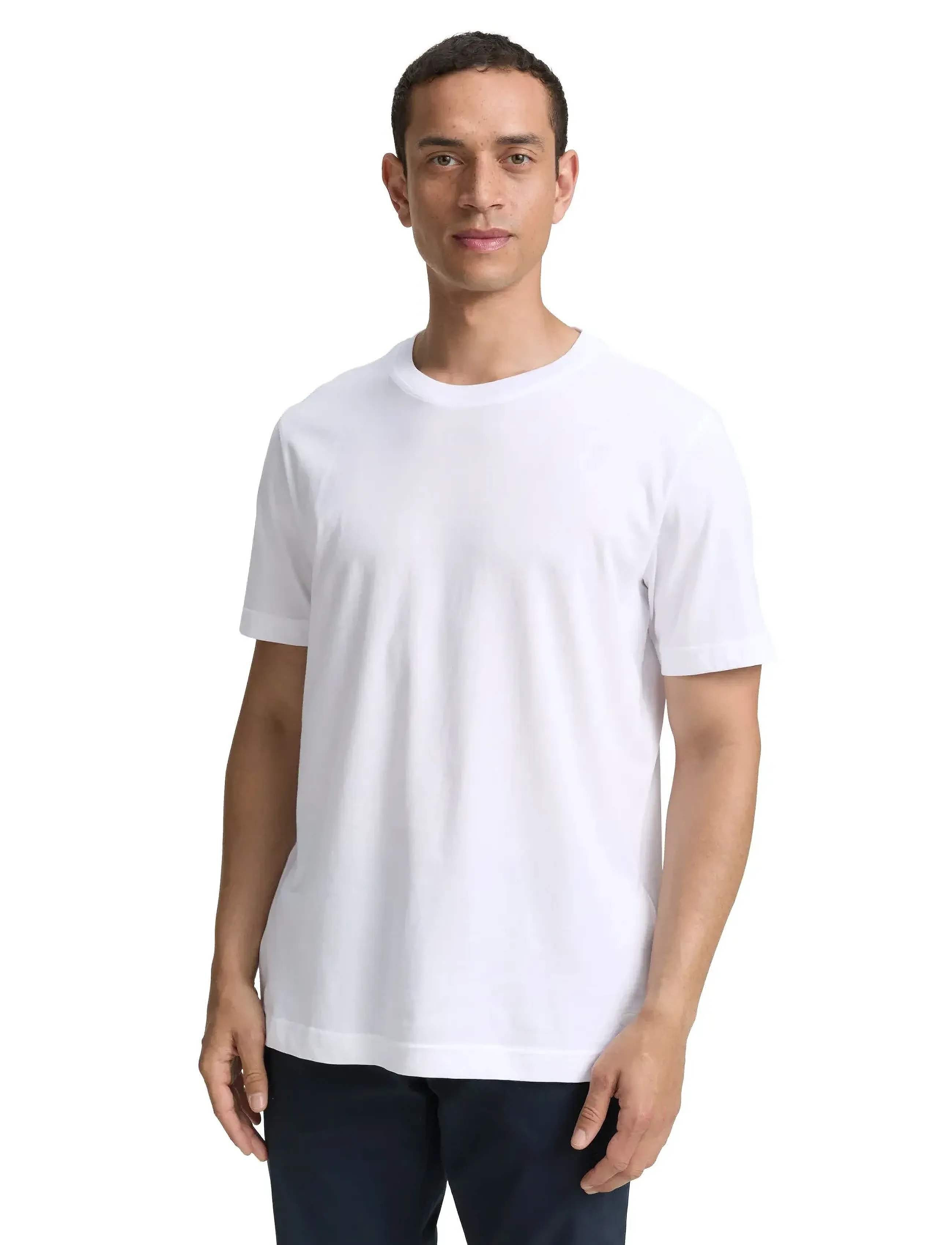 Tom Tailor - double pack crew neck tee - die niedrigsten preise - white - 4
