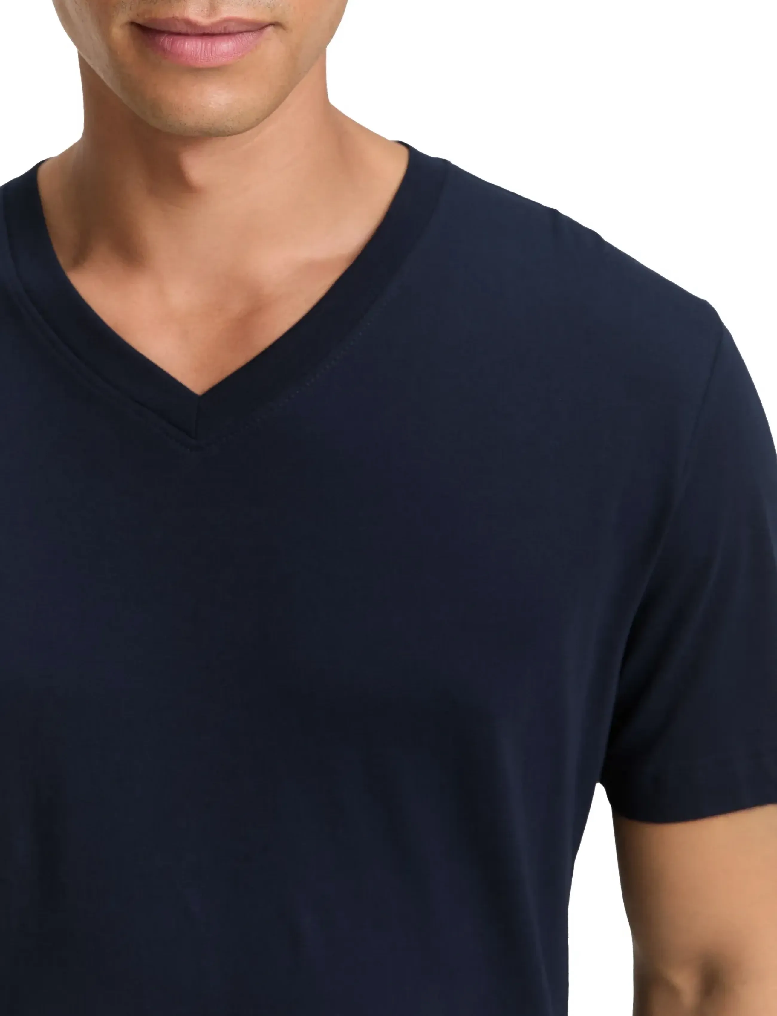 Tom Tailor - double pack v-neck tee - koszulki z dekoltem w serek - sky captain blue - 4