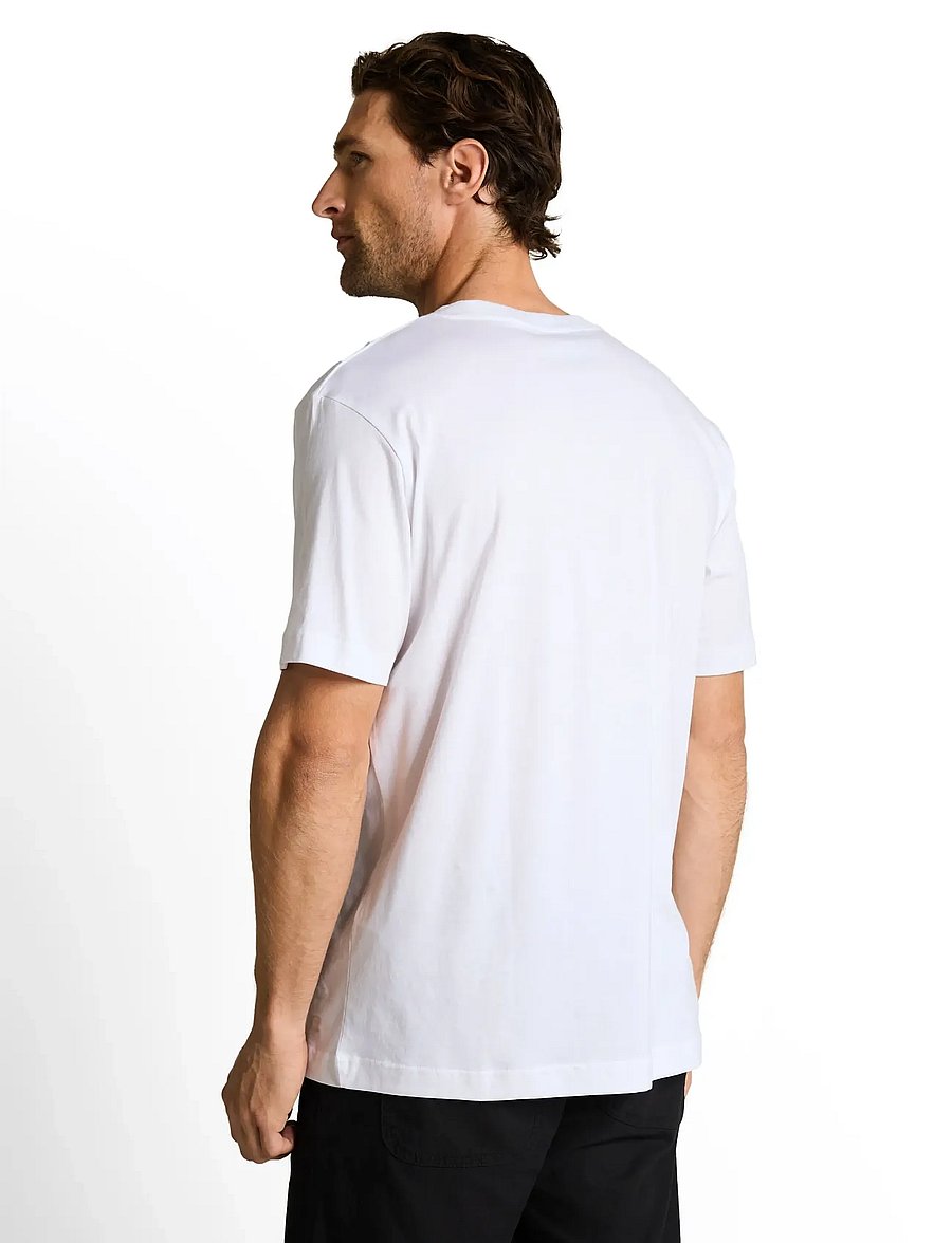 Tom Tailor - double pack v-neck tee - v-kaelusega t-särgid - white 2 - 1