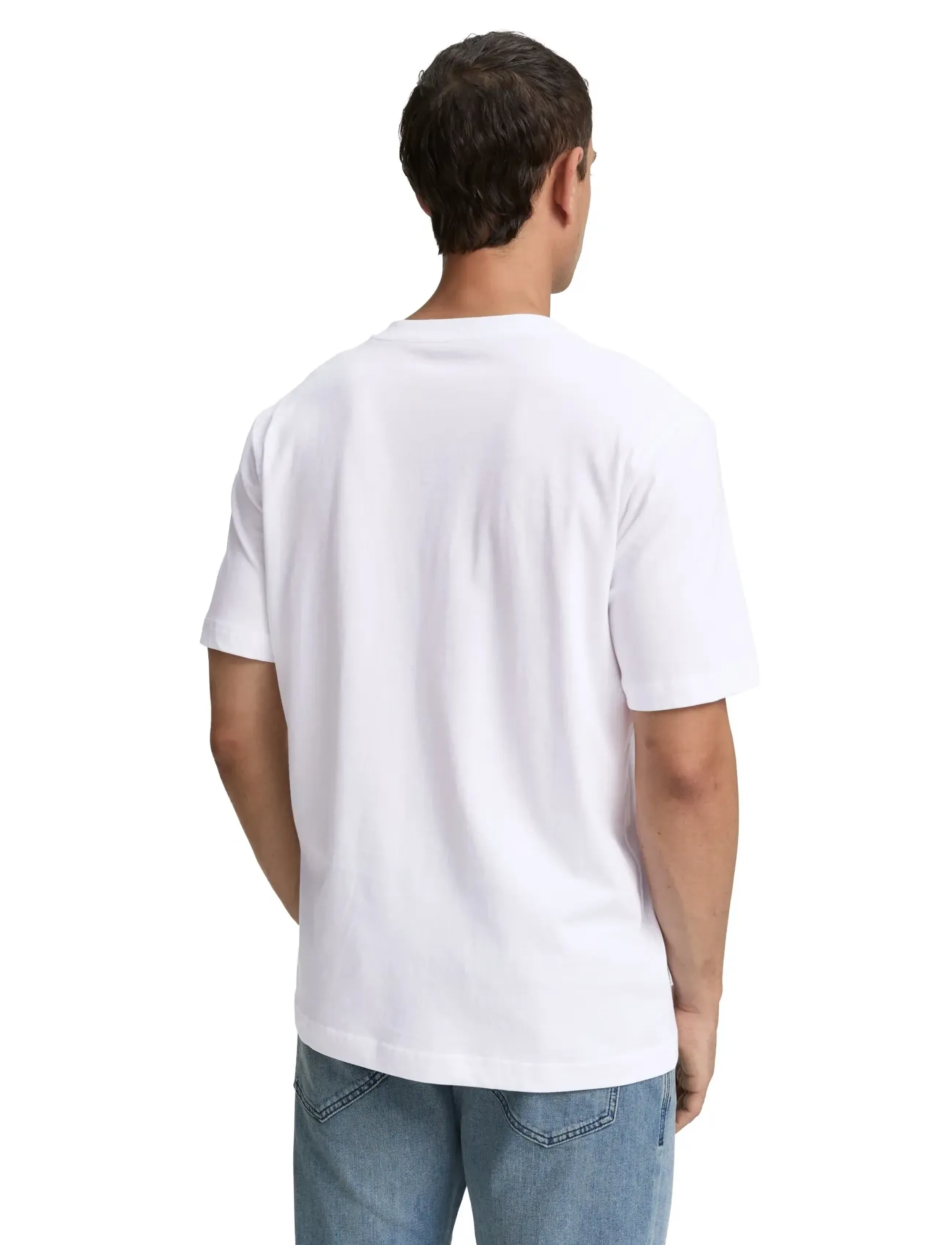Tom Tailor - double pack v-neck tee - madalaimad hinnad - white - 2
