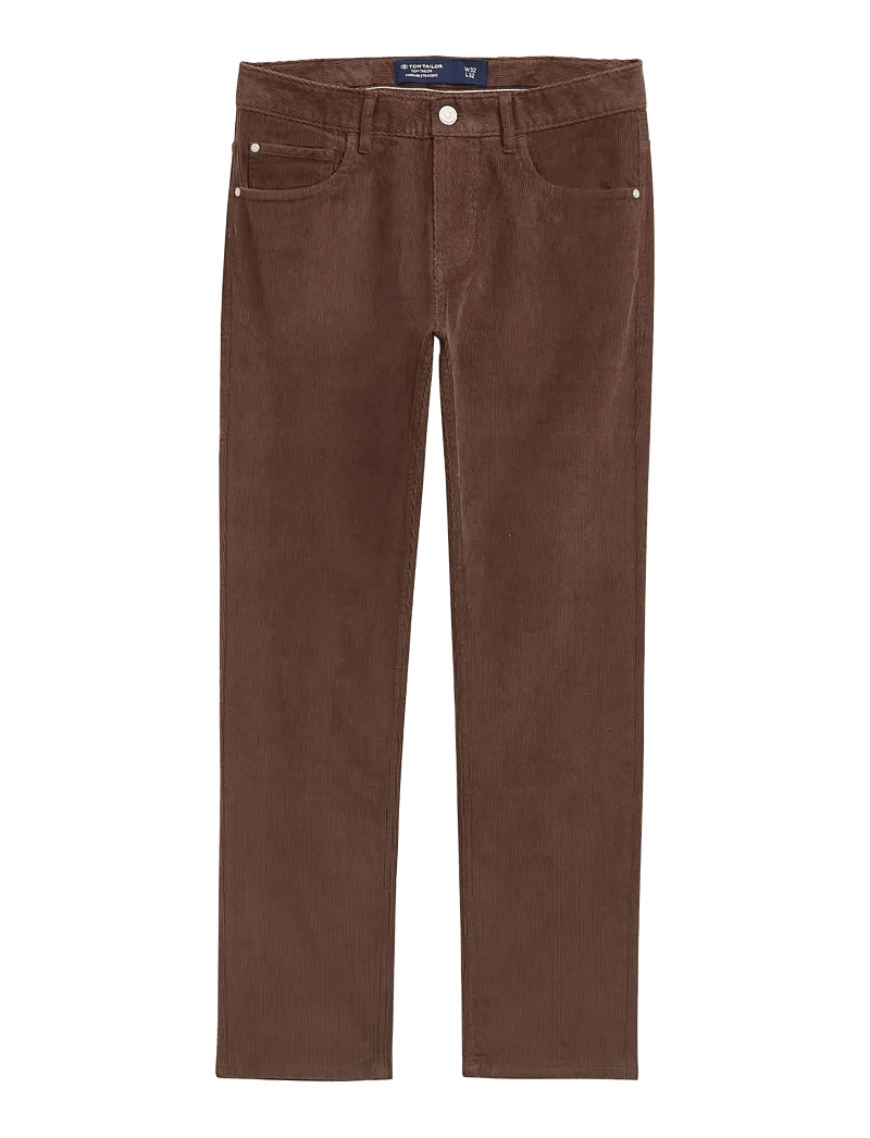 Tom Tailor - TOM TAILOR Marvin corduroy - vabaaja püksid - bag brown - 1