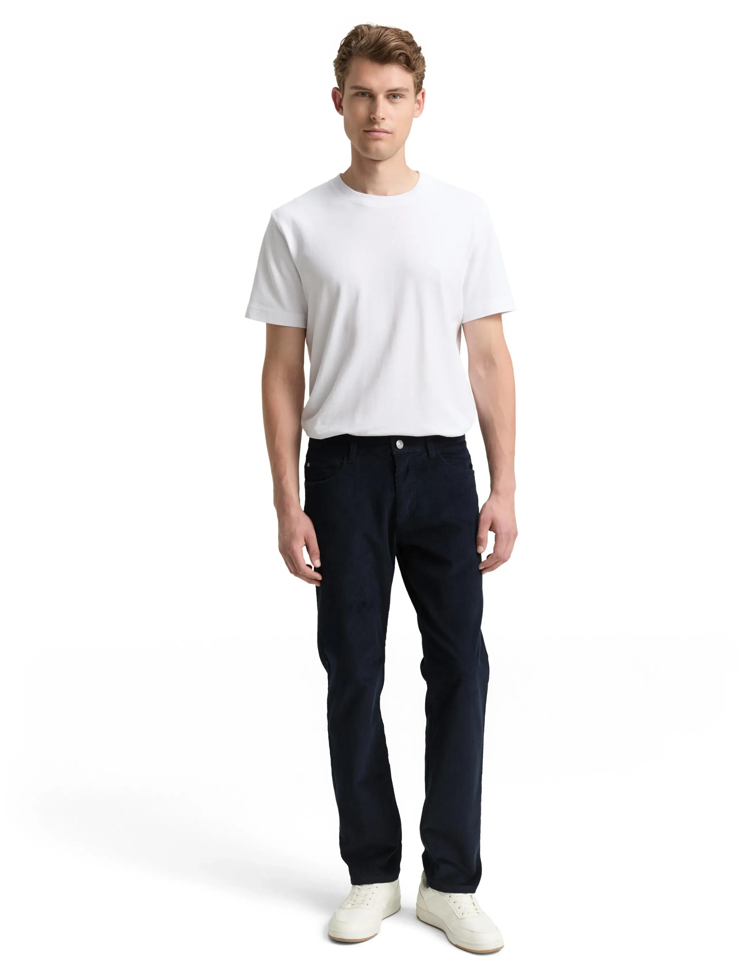 Tom Tailor - TOM TAILOR Marvin corduroy - casual byxor - sky captain blue - 3