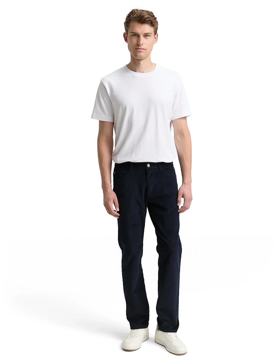 Tom Tailor - TOM TAILOR Marvin corduroy - casual byxor - sky captain blue - 3