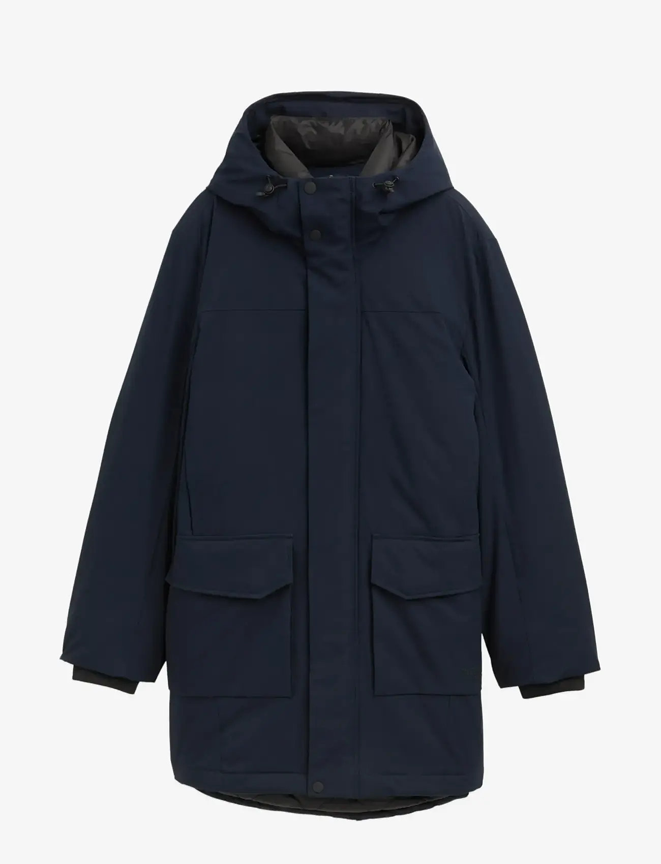 Tom Tailor - tech hooded parka - talvejoped - sky captain blue - 1