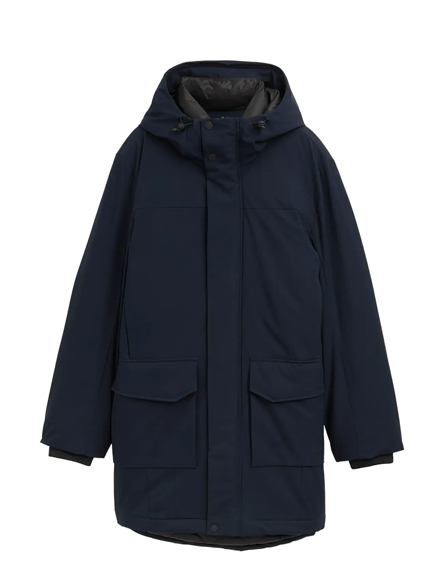 Tom Tailor - tech hooded parka - parkas - sky captain blue - 1