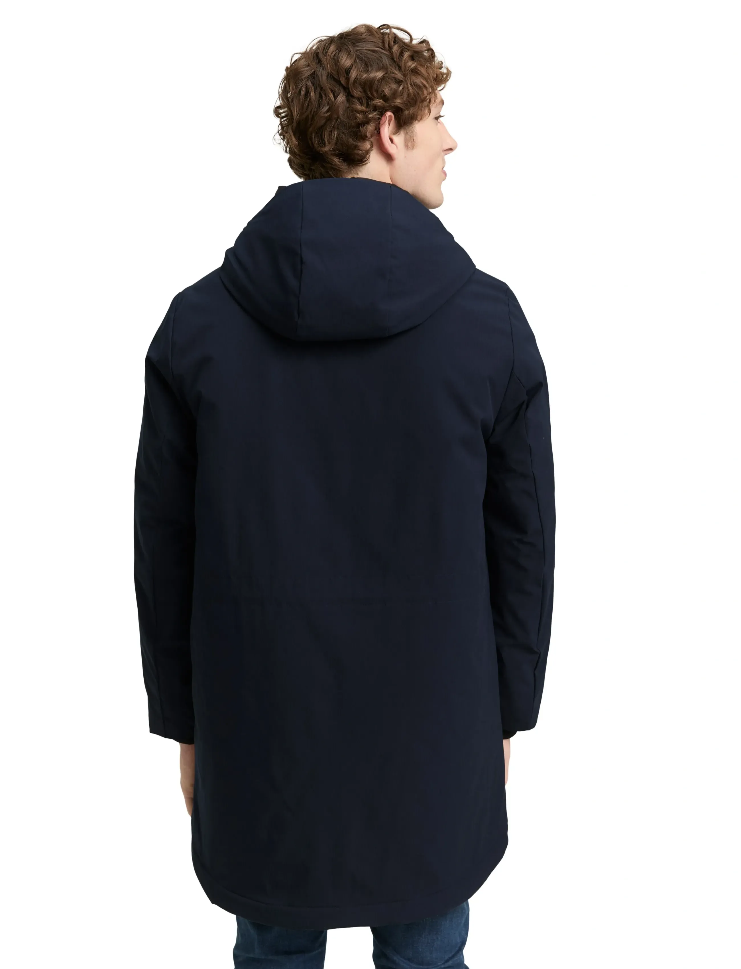Tom Tailor - tech hooded parka - jackets - sky captain blue - 2