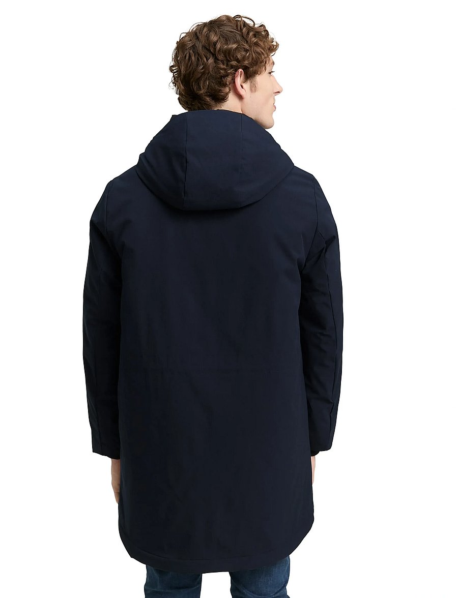 Tom Tailor - tech hooded parka - parkas - sky captain blue - 2