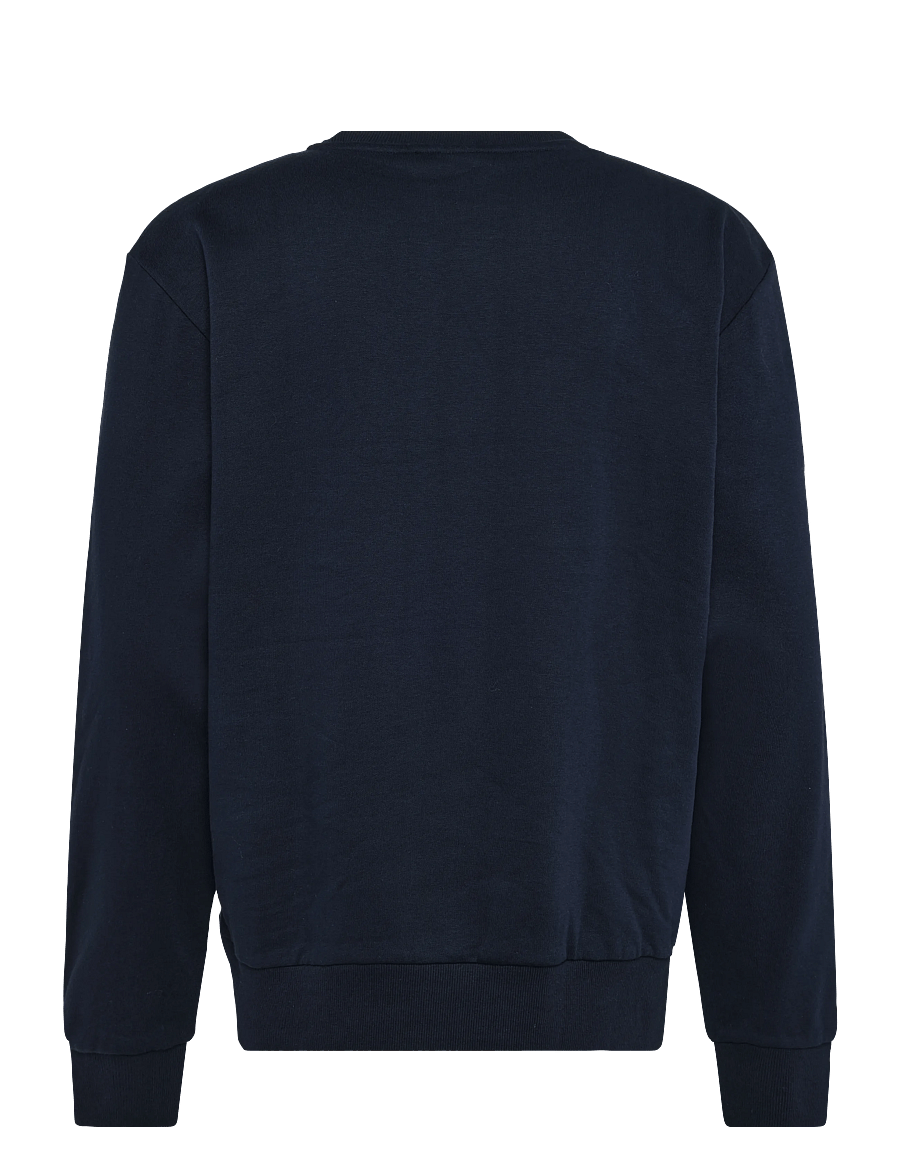 Tom Tailor - printed crew neck sweater - dressipluusid - sky captain blue - 2