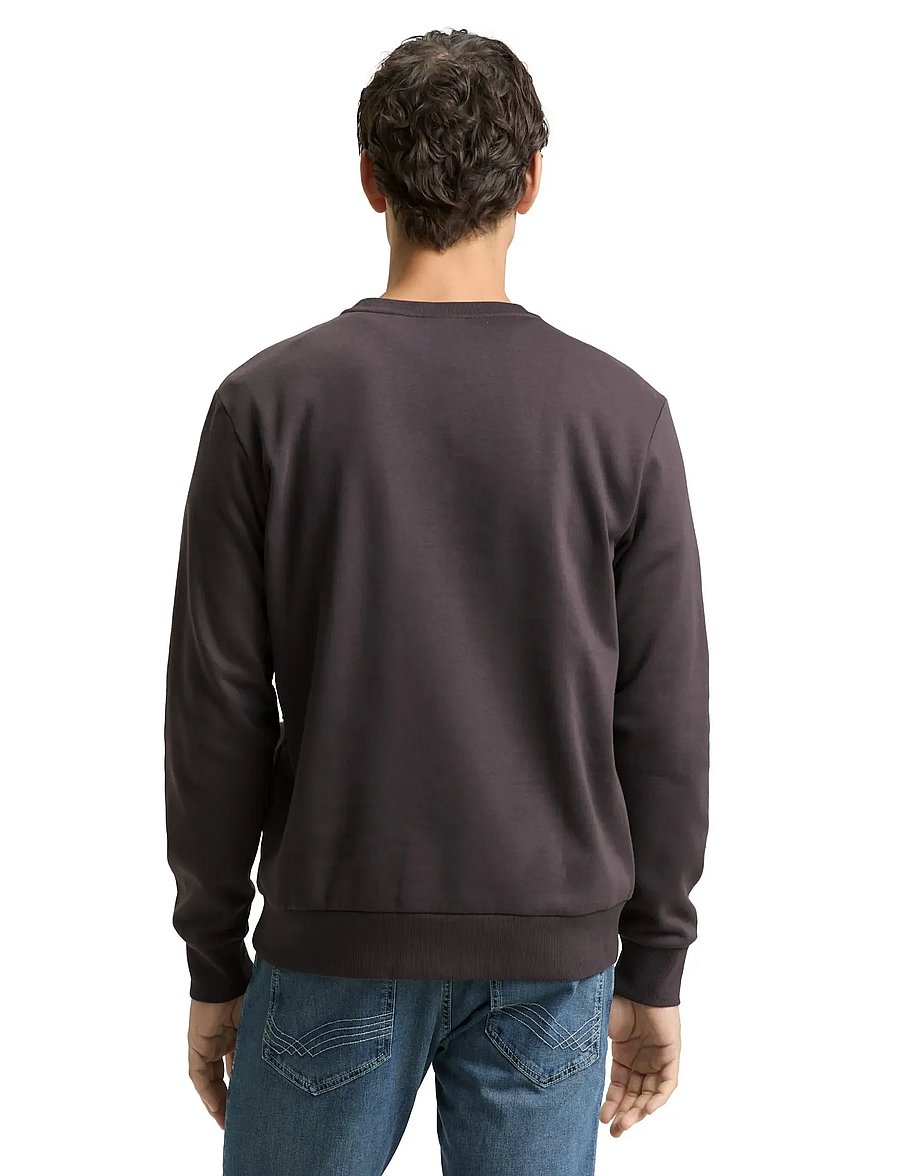 Tom Tailor - printed crew neck sweater - dressipluusid - tarmac grey - 2