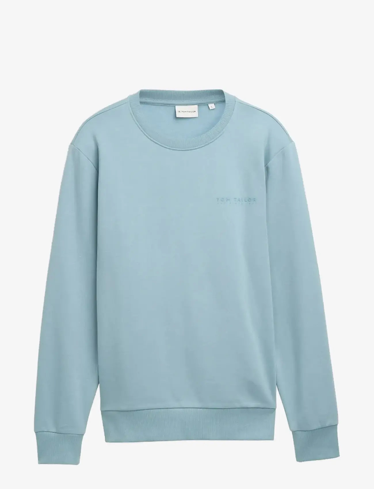 Tom Tailor - printed crew neck sweater - feriefavoritter - tourmaline - 1