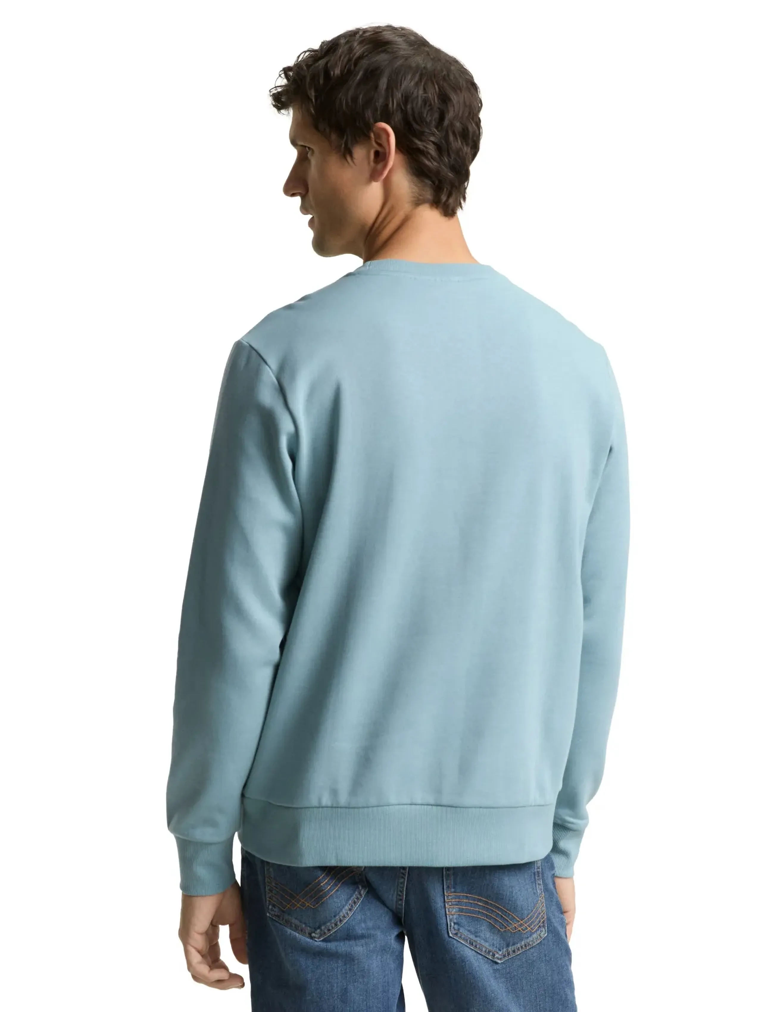 Tom Tailor - printed crew neck sweater - urlaubsfavoriten - tourmaline - 2