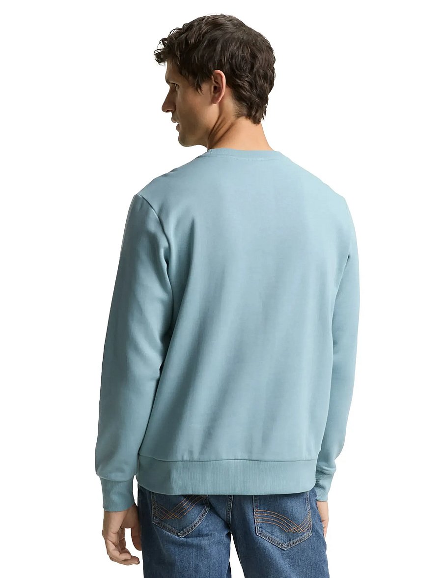 Tom Tailor - printed crew neck sweater - collections - tourmaline - 2
