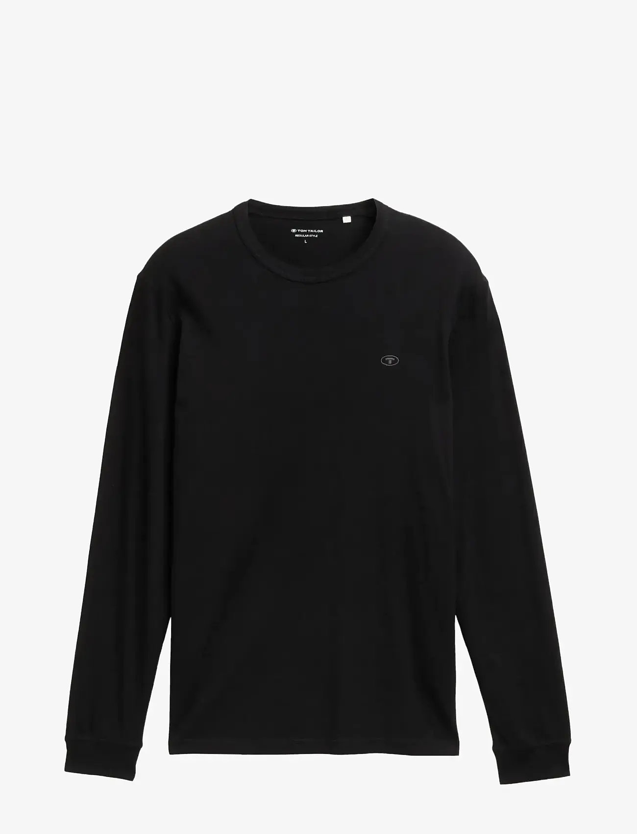 Tom Tailor - basic longsleeve - efterårstøj - black - 0