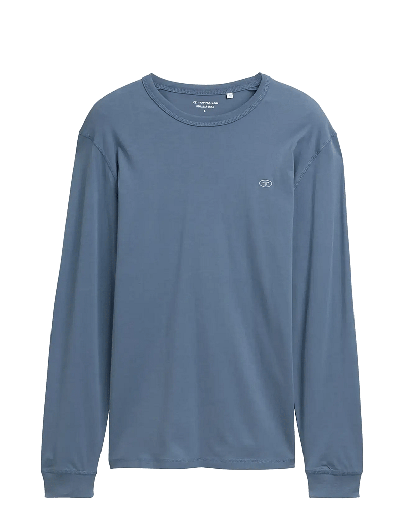 Tom Tailor - basic longsleeve - china blue - 1